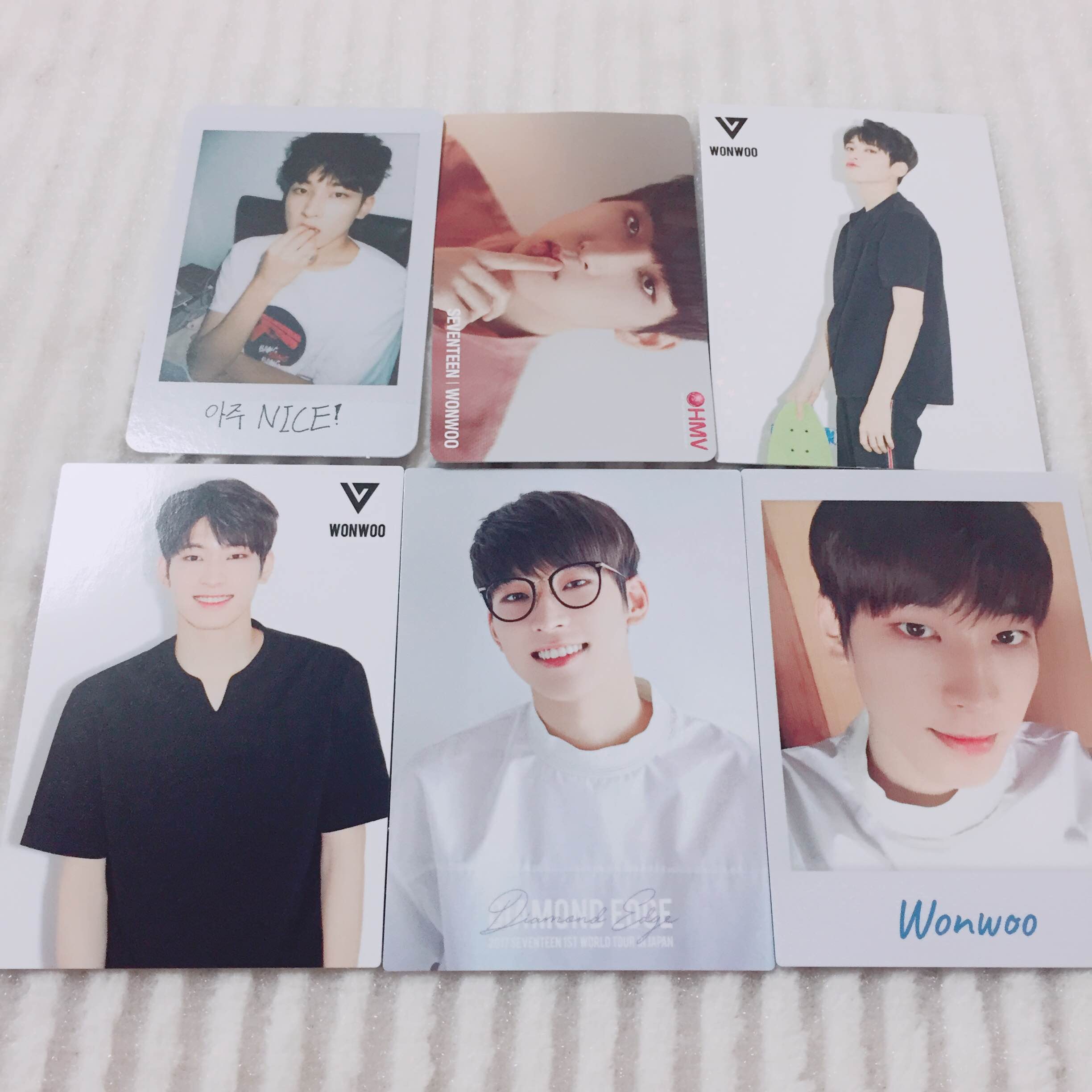 Trading cards - Wonwoo set